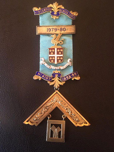 Past Masters Jewel -  Kingswood School Lodge No. 4197